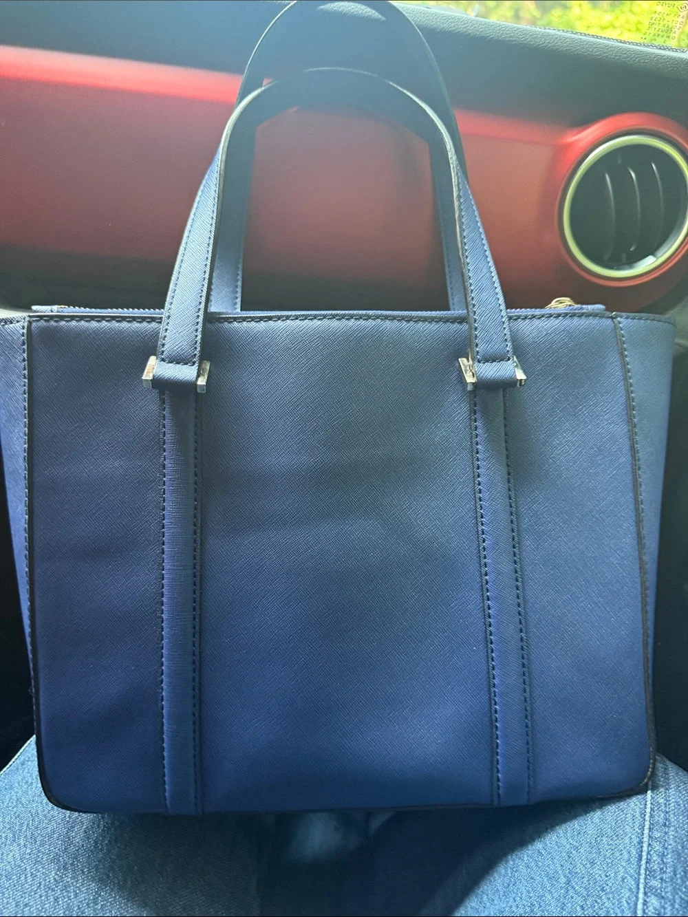 kate spade structured navy